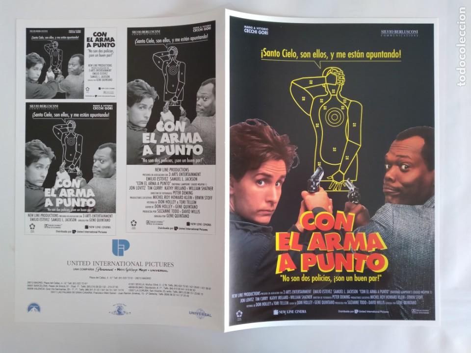 Cinema: ANTIGUA GUIA PUBLICITARIA CINE CON EL ARMA A PUNTO RV 636