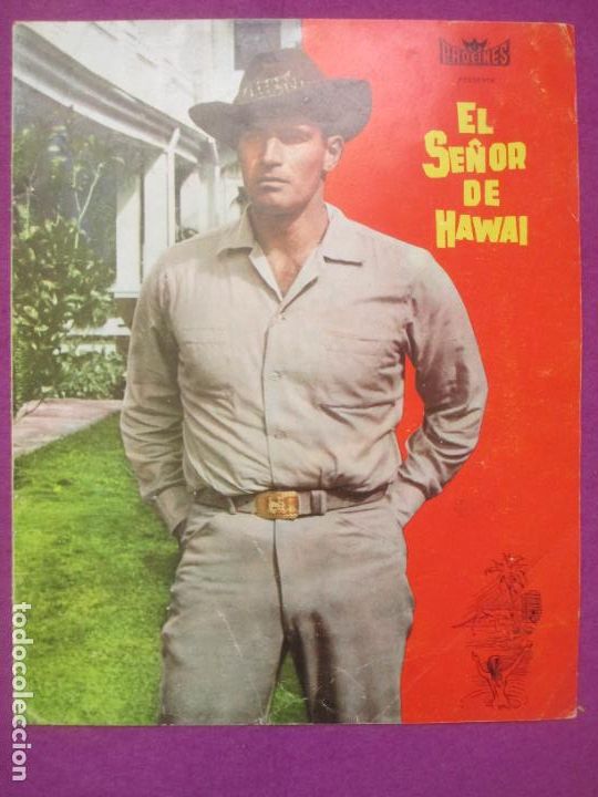 Cine: GUIA PUBLICITARIA CINE EL SE&Ntilde;OR DE HAWAI CHARLTON HESTON G1126