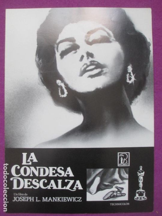 Cine: GUIA PUBLICITARIA CINE LA CONDESA DESCALZA HUMPHREY BOGART AVA GARDNER G1154