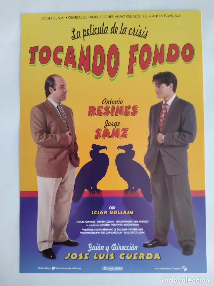 Cinema: ANTIGUA GUIA PUBLICITARIA CINE TOCANDO FONDO RESINES SANZ RV 677