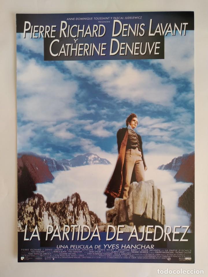 Kino: ANTIGUA GUIA PUBLICITARIA CINE LA PARTIDA DE AJEDREZ RV 700