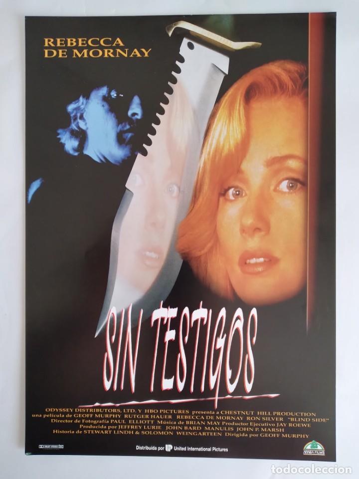 Kino: ANTIGUA GUIA PUBLICITARIA CINE SIN TESTIGOS RV 703