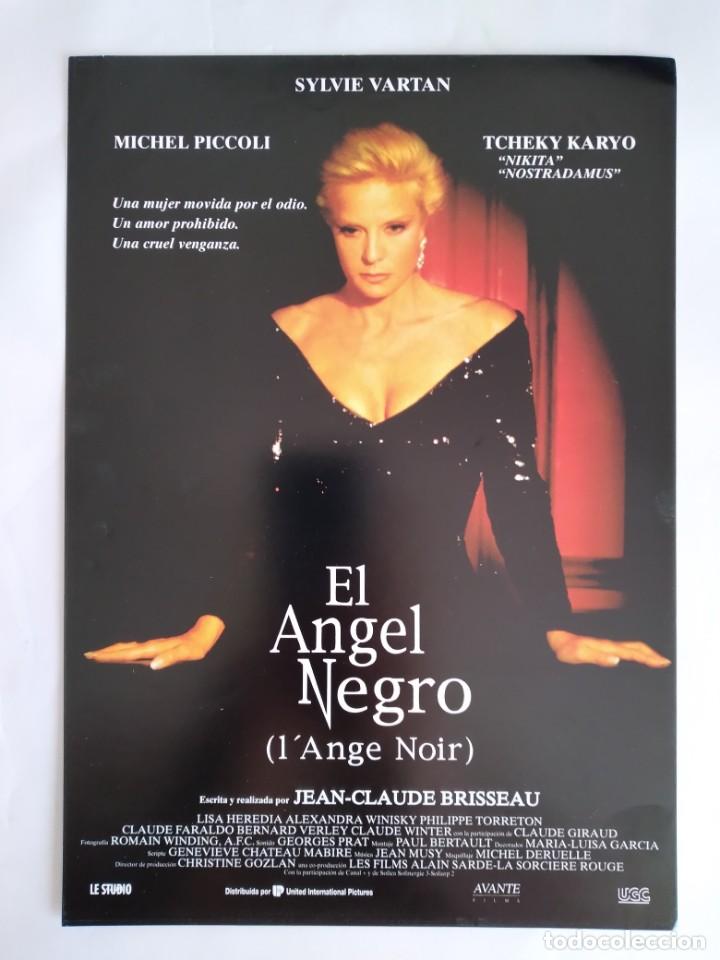 Kino: ANTIGUA GUIA PUBLICITARIA CINE EL ANGEL NEGRO RV 710