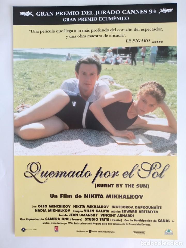 Kino: ANTIGUA GUIA PUBLICITARIA CINE QUEMADO POR EL SOL RV 712