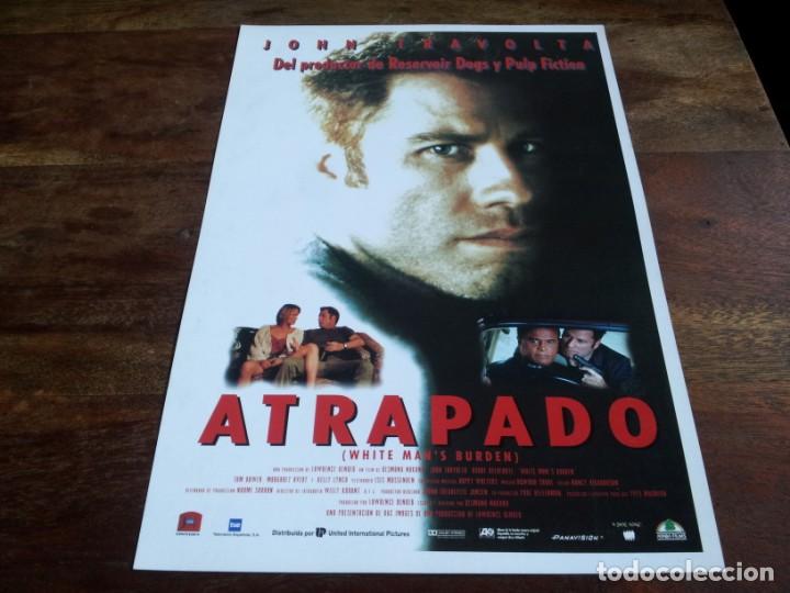 Cinema: ATRAPADO - JOHN TRAVOLTA, HARRY BELAFONTE, KELLY LYNCH - GUIA ORIGINAL U.I.P 1995