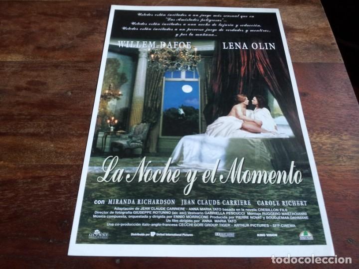 Cine: LA NOCHE Y EL MOMENTO - WILLEM DAFOE, LENA OLIN, MIRANDA RICHARDSON - GUIA ORIGINAL ARABA A&Ntilde;O 1995