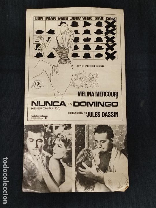 Cinema: GUIA CINE - NUNCA EN DOMINGO - JULES DASSIN -