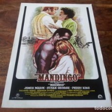 Cine: MANDINGO - JAMES MANSON, SUSAN GEORGE - GUIA ORIGINAL REGIA AÑO 1975