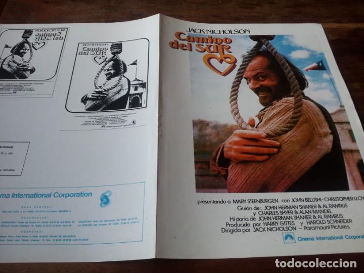 Cine: CAMINO DEL SUR - JACK NICHOLSON, MARY STEENBURGEN, DANNY DEVITO - GUIA ORIGINAL C.I.C 1978