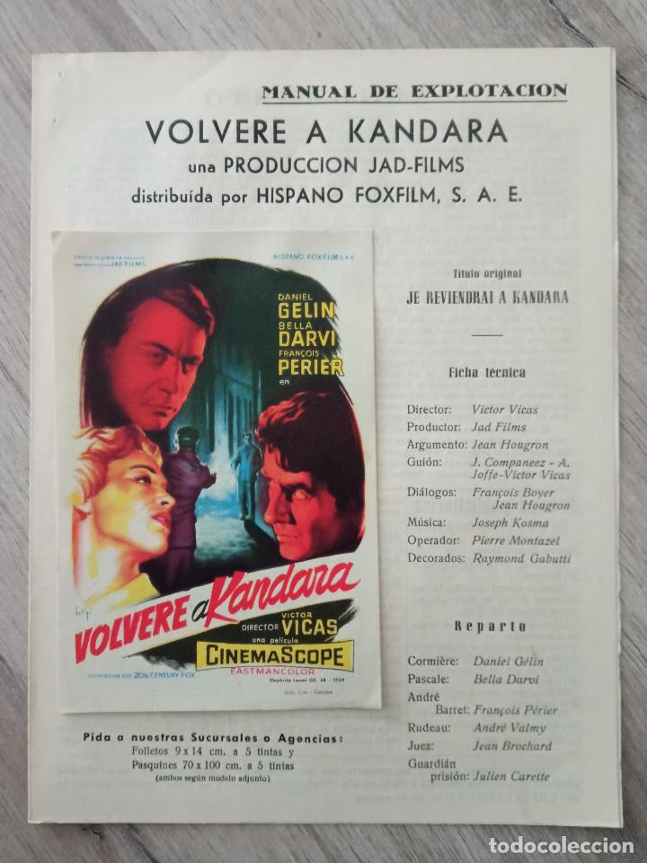 Cine: VOLVER&Eacute; A KANDARA, SOLIG&Oacute;