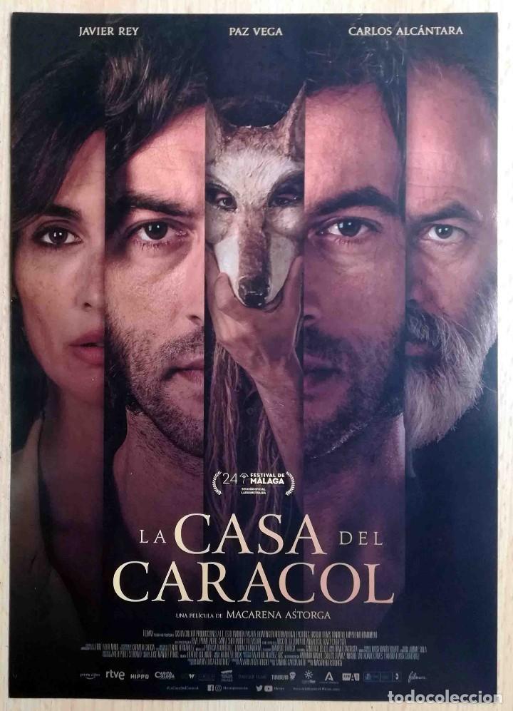 Cine: GU&Iacute;A ORIGINAL DE CINE: La casa del caracol (Macarena Astorga) Simple impresa a dos caras