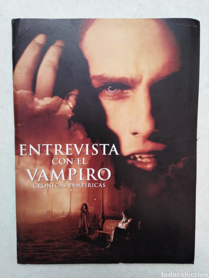 Cine: ENTREVISTA CON EL VAMPIRO, CRONICAS VAMPIRICAS ( gu&iacute;a publicitaria de Cine ) carpeta de 42 p&aacute;ginas
