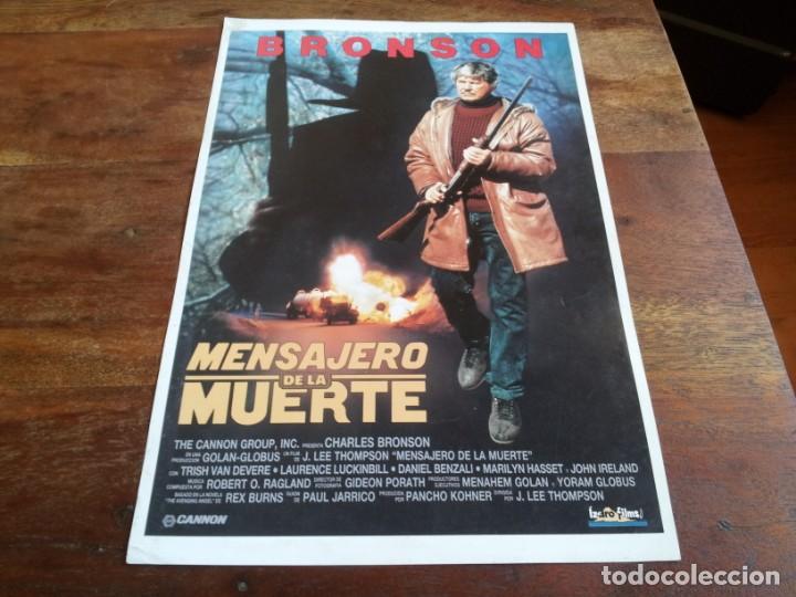 Cinema: Mensajero de la muerte - Charles Bronson, John Ireland, Penny Peyser - guia original Izaro 1988