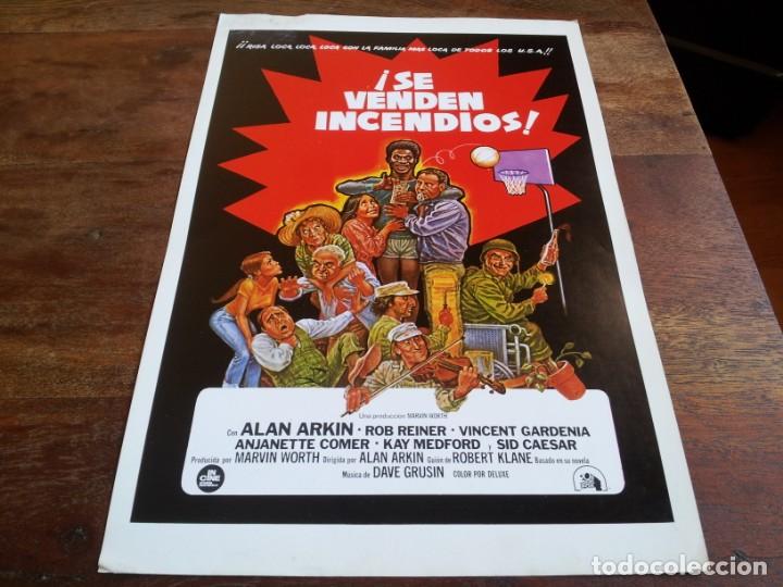 Cine: Se venden Incendios - Alan Arkin, Rob Reiner, Anjanette Comer - guia original Incine 1978