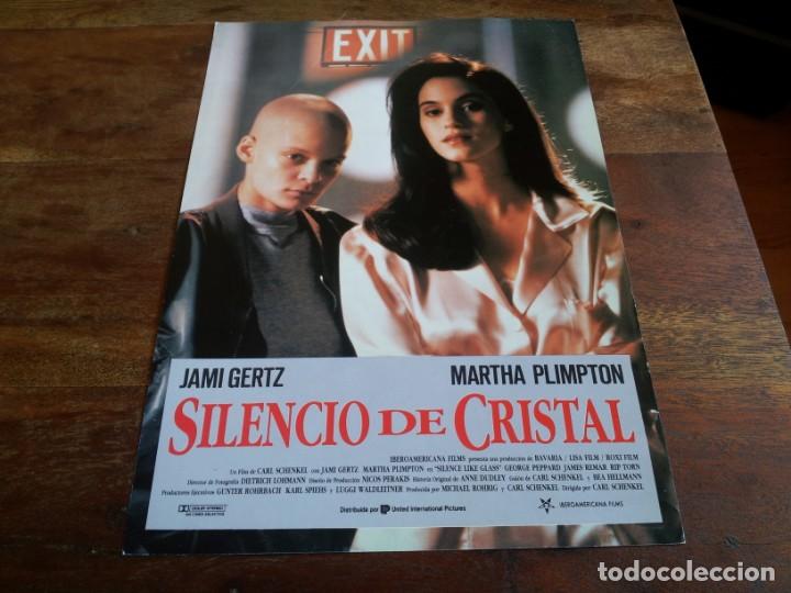 Cinema: Silencio de Cristal - Jami Gertz, Martha Plimpton, George Peppard - guia original U.I.P 1989