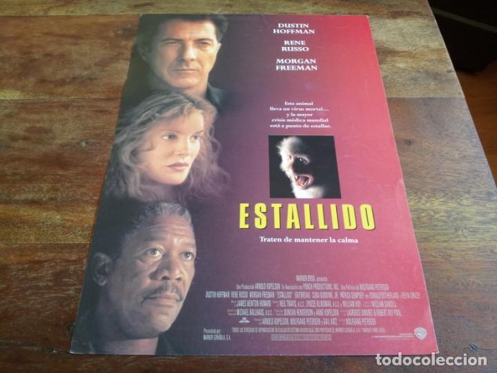 Cinema: Estallido - Dustin Hoffman, Rene Russo, Morgan freeman - guia original Warner 1995