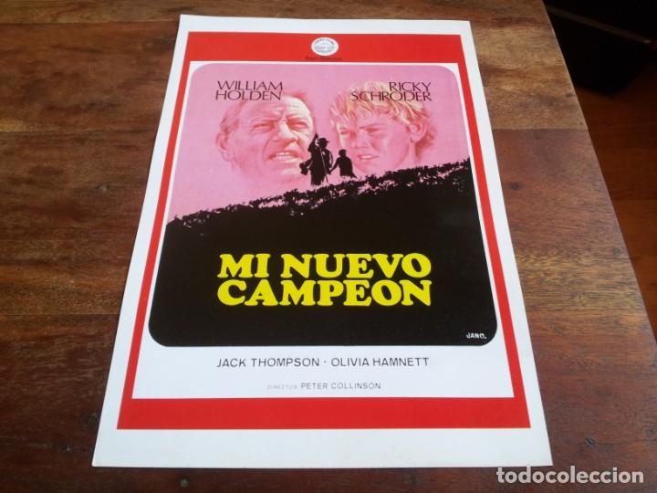 Kino: Mi nuevo campeon - William Holden,Richy Schroder,Jack Thompson - Guia original Izaro films 1980 Jano