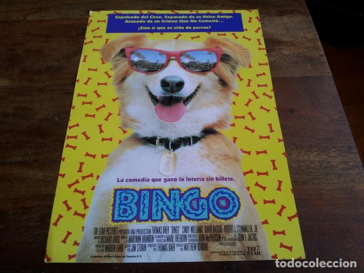 Cine: Bingo - Cindy Williams, David Rasche, Matthew Robbins - Guia original Columbia 1991