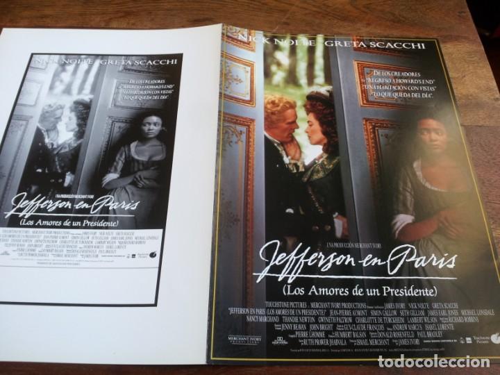 Cine: Jefferson en Par&iacute;s - Nick Nolte, Greta Scacchi, Thandie Newton - Guia original Buenavista 1994