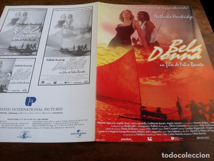 Cine: Bela Donna - Natasha Henstridge, Andrew McCarthy - Guia original U.I.P Araba 1998