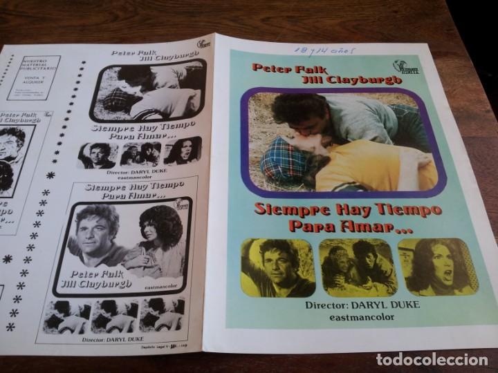 Cinema: Siempre hay tiempo para amar - Peter Falk, Jill Clayburgh - Guia original Hispamex 1977