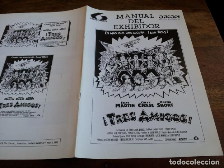 Cinema: Tres amigos - Steve Martin, Chevy Chase, Martin Short, John Landis - Guia original Lauren 1986