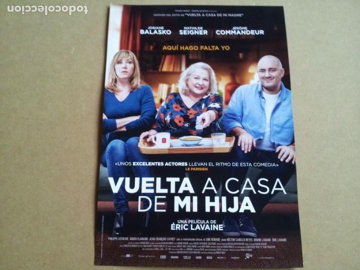 Cine: Vuelta a casa de mi hila - Josiane Balasko, Mathilde Seigner - Guia original Acontra 2021