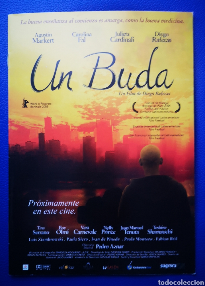 Cinema: UN BUDA - GUIA DE 8 HOJAS