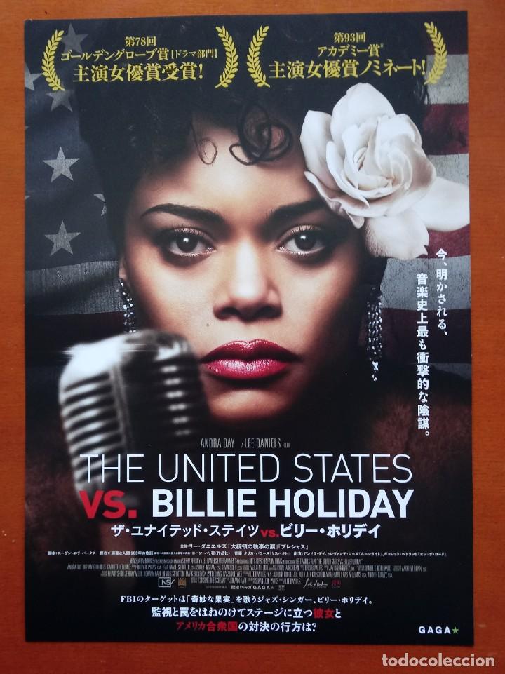 Cine: Programa gu&iacute;a original japonesa Los Estados Unidos contra Billie Holiday. ANDRA DAY. JAP&Oacute;N.