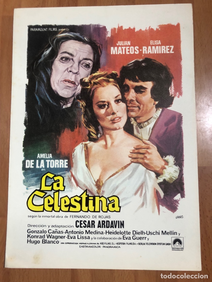 Cine: Guia la Celestina.Amelia De la Torre Julian Mateos 4