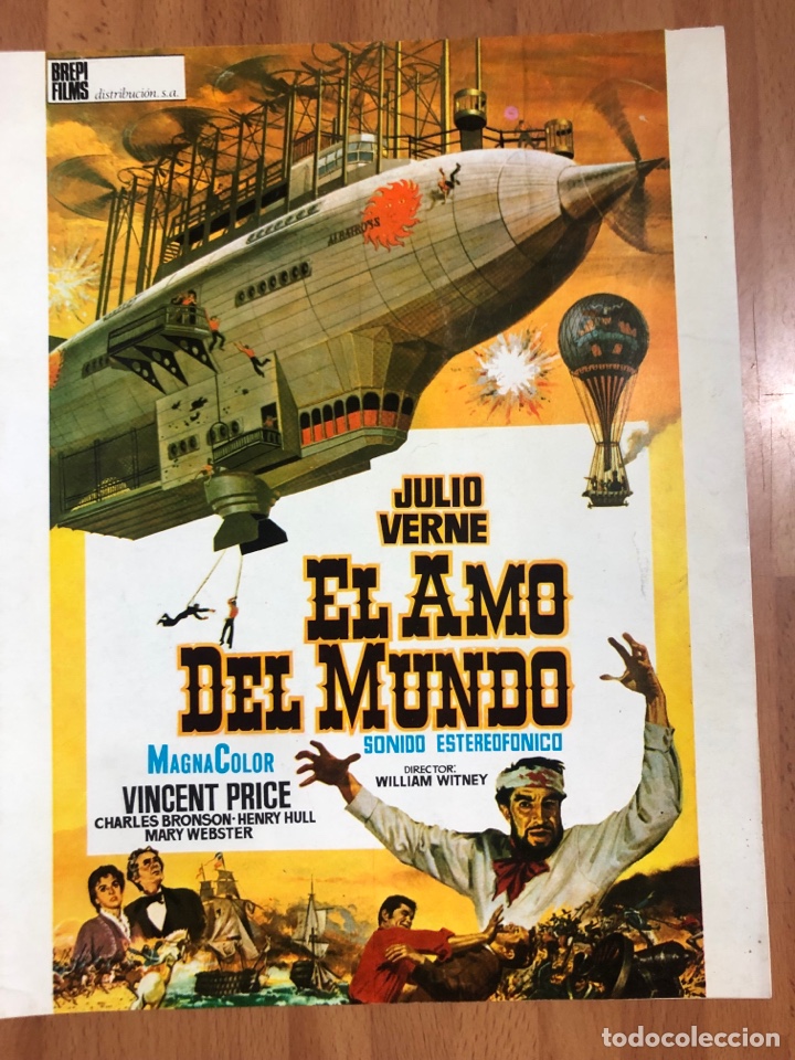 Cine: Guia brepi films el amo del mundo julio verne.vincent price 4