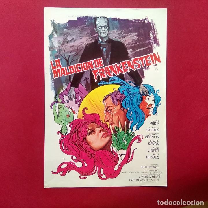 Cine: GUIA DE CINE - LA MALDICION DE FRANKENSTEIN 1957 - TERROR DE CULTO- 2 PAG. EXCELENTE - L5