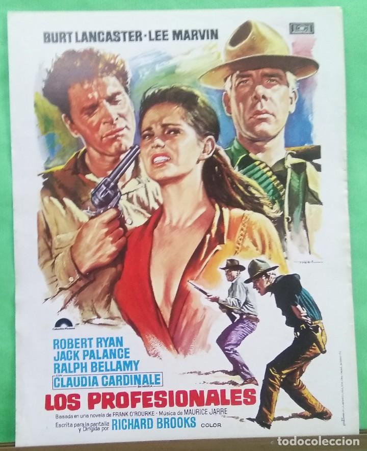 Kino: GUIA LOS PROFESIONALES -BURT LANCASTER-LEE MARVIN-CLAUDIA CARDINALE - 2 PAGINAS EXCELENTE -L5
