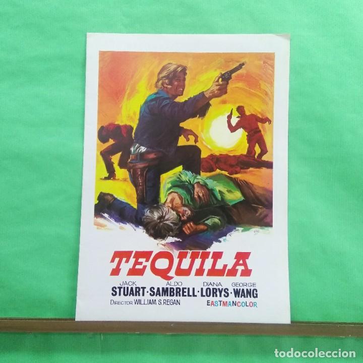 Cin&eacute;ma: GUIA TEQUILA - JACK STUART- 4 PAGINAS - EXCELENTE ESTADO . L5