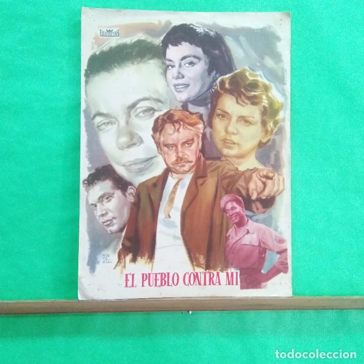 Kino: GUIA DE CINE - EL PUEBLO CONTRA MI - WILLY A. KLEIBAU - 32.5 X24 - 2 P&Agrave;GINAS CARTON - L7