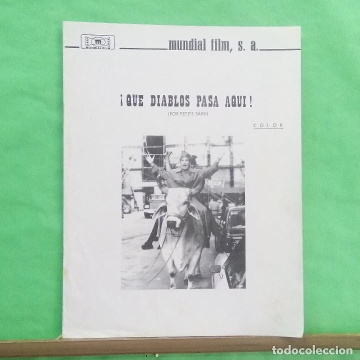Cinema: GUIA DE CINE - QUE DIABLOS PASA AQUI - 8 PAGINAS - EXCELENTE - L7