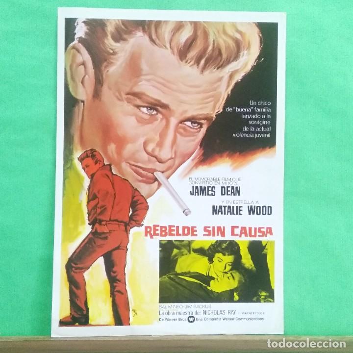 Cine: GUIA DE CINE - REBELDE SIN CAUSA - JAMES DEAN - NATALIE WOOD - 2 PAGINAS - EXCELENTE - L7