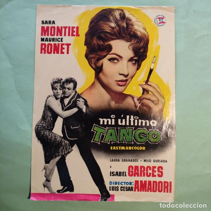 Cine: GUIA MI ULTIMO TANDO . SARA MONTIEL . 2 PAGINAS . L7