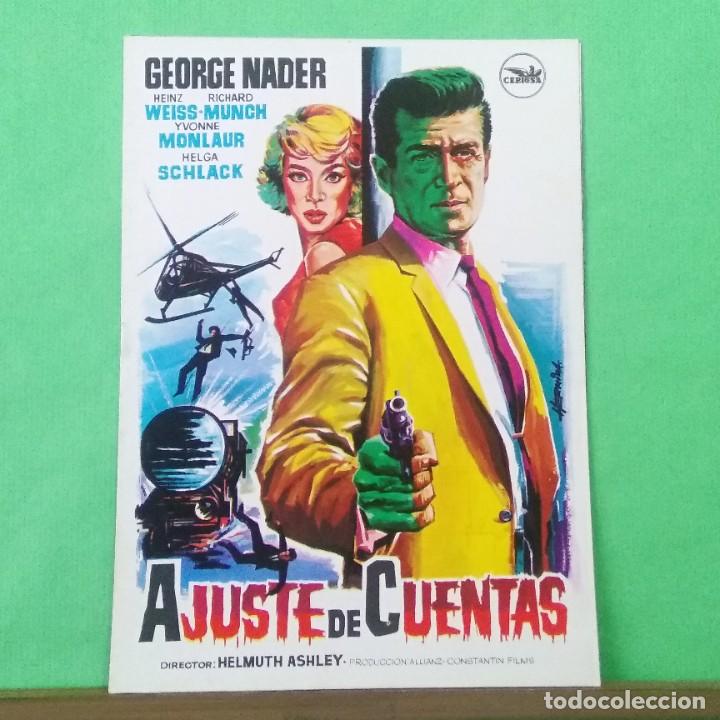 Cine: GUIA DE CINE - AJUSTE DE CUENTAS - GEORGE NADER - 8 PAG.- EXCELENTE - L8