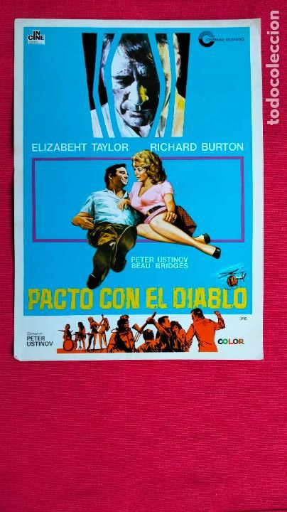 Cine: GU&Iacute;A simple: PACTO CON EL DIABLO. CON: ELIZABETH TAYLOR / RICHARD BURTON