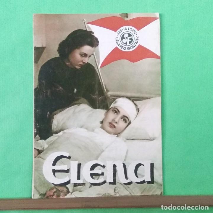 Cine: GUIA DE CINE - ELENA - MARIA RIVAS / ELISA MONTES - 4 PAGINAS -EXCELENTE ESTADO - L9
