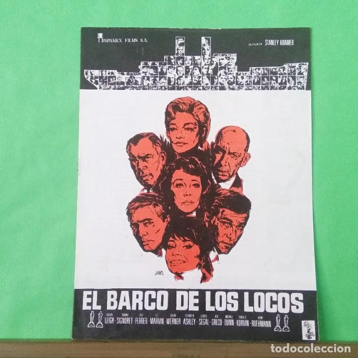 Cin&eacute;ma: GUIA DE CINE - EL BARCO DE LOS LOCOS - DIRECTOR STANLEY KRAMER - 8 PAGINAS - 2 OSCAR -EXCELENTE - L9