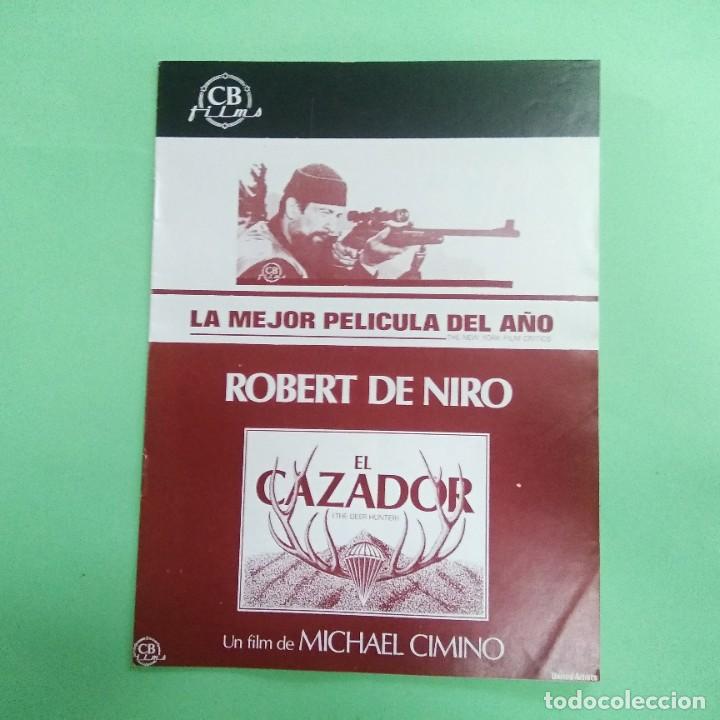 Cine: GUIA DE CINE - EL CAZADOR - ROBERT DE NIRO-FILM DE MICHAEL CIMINO - 8 PAGINAS -EXCELENTE - L9