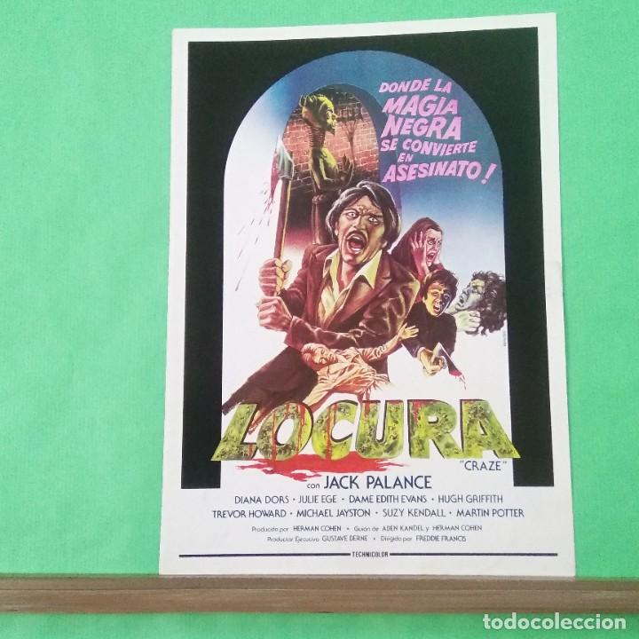 Cin&eacute;ma: GUIA DE CINE - LOCURA - JACK PALANCE - 4 PAGINAS - EXCELENTE - L9