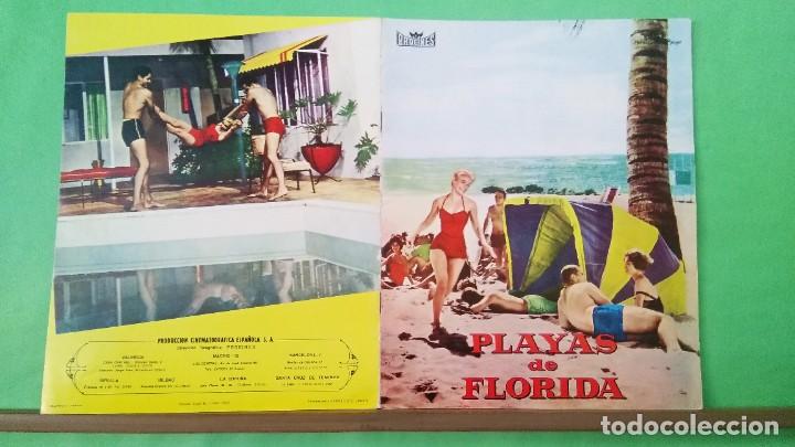 Cinema: GUIA DE CINE - PLAYAS DE FLORIDA - 1960 - GEORGE HAMILTON - 12 PAGINAS - EXCELENTE - L9