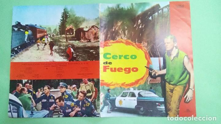 Cin&eacute;ma: GUIA DE CINE - CERCO DE FUEGO - 1961 - DAVID JANSSEN - 12 PAGINAS - EXCELENTE - L10