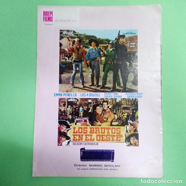 Cin&eacute;ma: GUIA DE CINE - LOS BRUTOS EN EL OESTE - WESTERN HUMOR - 10 PAGINAS - BUENO - L11