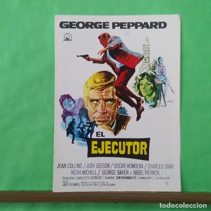 Cine: GUIA DE CINE - EL EJECUTOR - GEORGE PEPPARD - JOAN COLLINS - 4 PAGINAS - L12