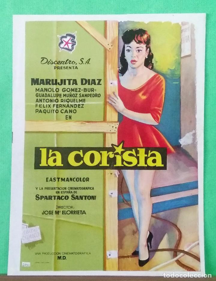 Cinema: GUIA DE CINE - LA CORISTA - MARUJITA DIAZ - 6 PAGINAS - EXCELENTE - L12