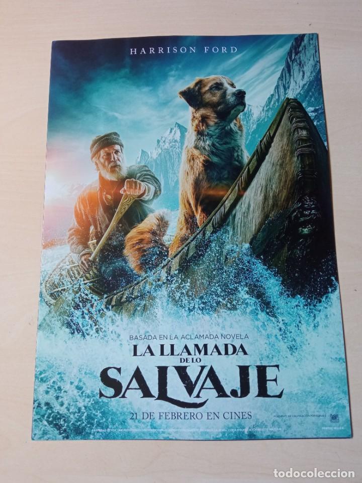 Cine: LA LLAMADA DE LO SALVAJE. GUIA ORIGINAL DE CINE DOBLE. HARRISON FORD (PEDIDO MINIMO 5 E.)